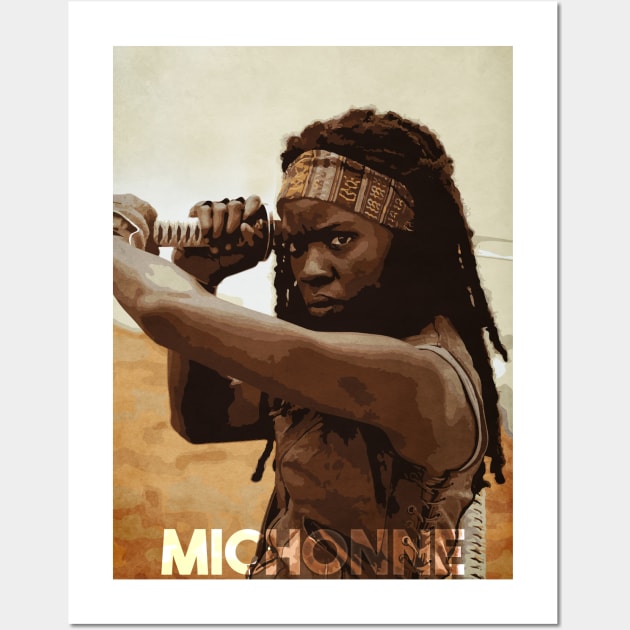 Michonne Wall Art by Durro